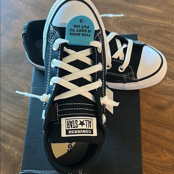 Converse Kids' Black All Star Sneakers - Picture 3 of 6